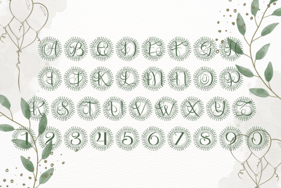 Cresverde Monogram Font - Preview 3