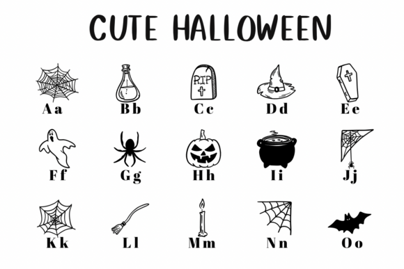 Cute Halloween Font - Preview 1
