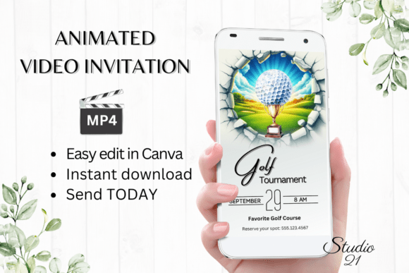 Digotal Golf Tournament Invitation
