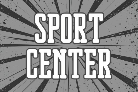 Emblem Jersey Font PNG with transparent background - Preview 2