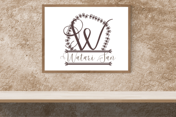 Floralith Split Monogram Font - Preview 2