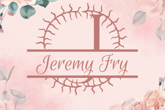 Frondora Split Monogram Font - Preview 1