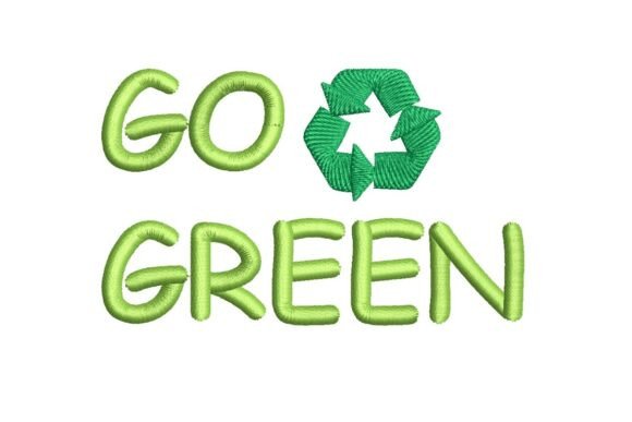 Go Green Recycle Symbol