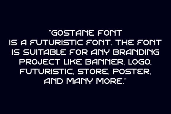 Gostane Font - Preview 4