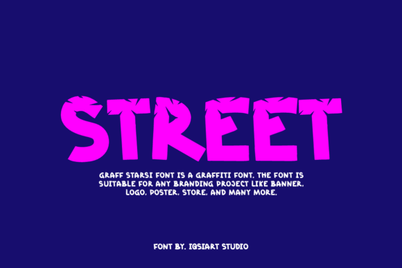 Graff Starsi Font - Preview 2