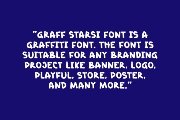 Graff Starsi Font - Preview 4
