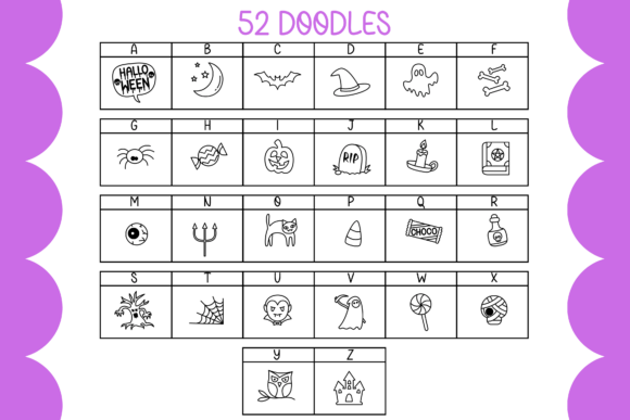 Halloween Parade Font PNG with transparent background - Preview 1