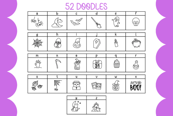 Halloween Parade Font PNG with transparent background - Preview 2