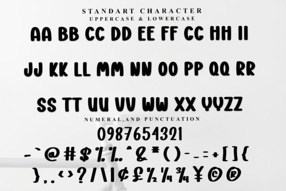 Learning School Font PNG with transparent background - Preview 4