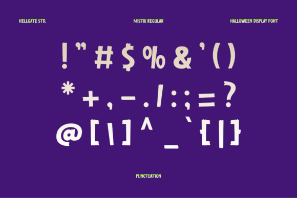 Mistik Font PNG with transparent background - Preview 4