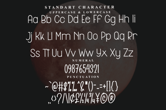 Modern Outside Font PNG with transparent background - Preview 4