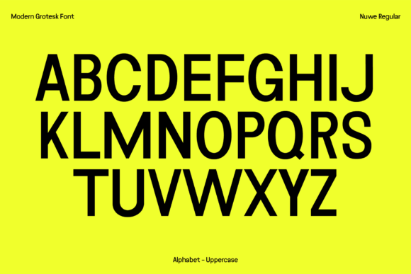 Nuwe Sans Font PNG with transparent background - Preview 2