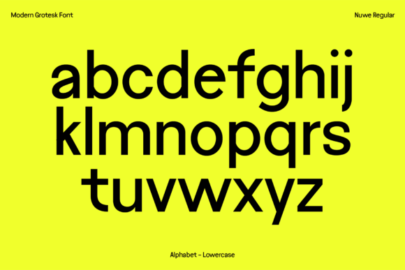 Nuwe Sans Font PNG with transparent background - Preview 3
