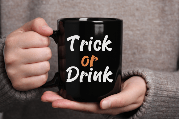 October Spooklet Font PNG with transparent background - Preview 3