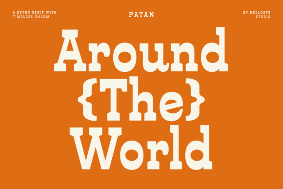 Patan Font PNG with transparent background - Preview 1