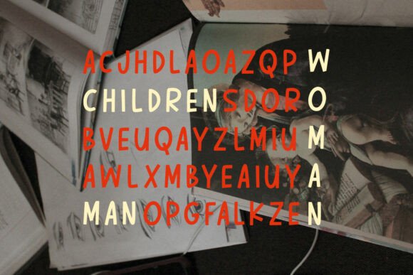 Phocini Font PNG with transparent background - Preview 2