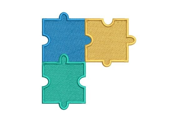 Puzzle Embroidery Design