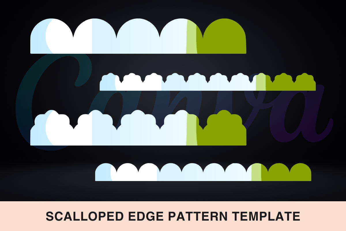 Scalloped Edge Pattern Template