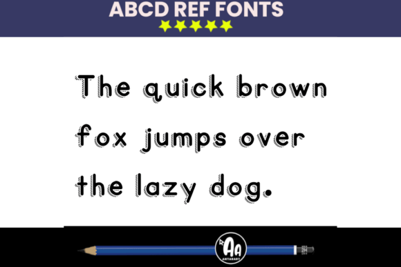 Acd Ref Shadows Sketched Font - Preview 1