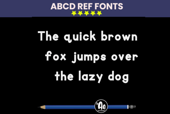Alphabet Bold Sharp Font - Preview 1