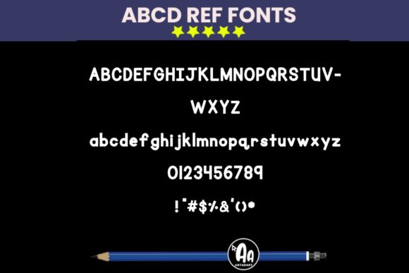 Alphabet Bold Sharp Font - Preview 2