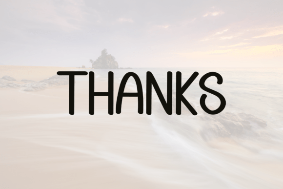 Beautiful Beach Font - Preview 4