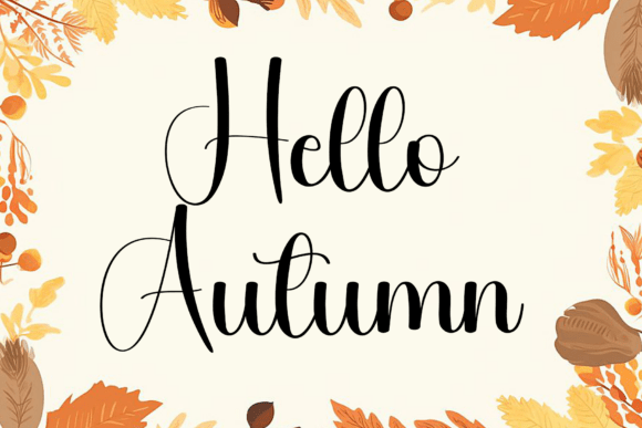 Believe Autumn Font - Preview 5