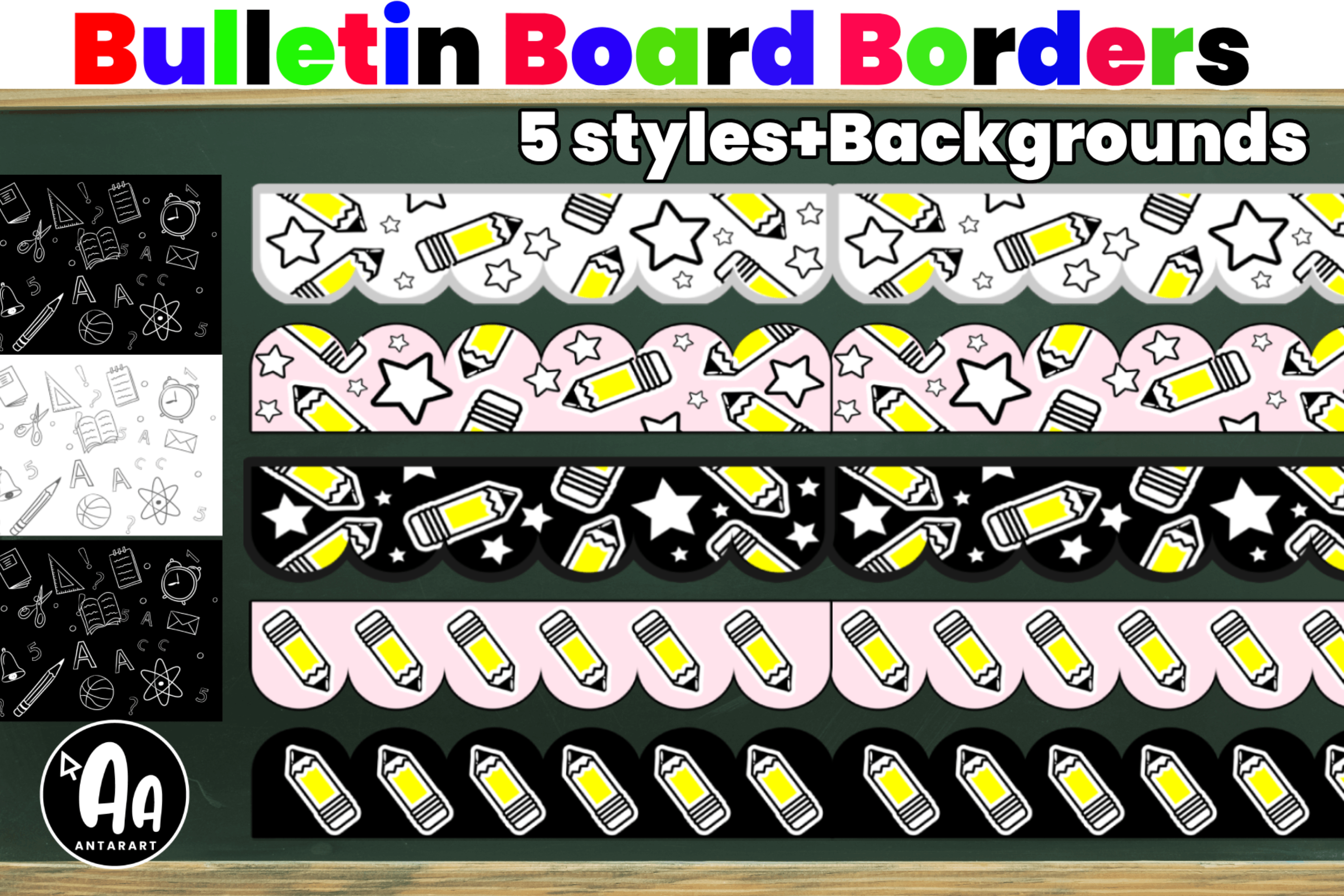 Bulletin Board Borders Classroom Decor