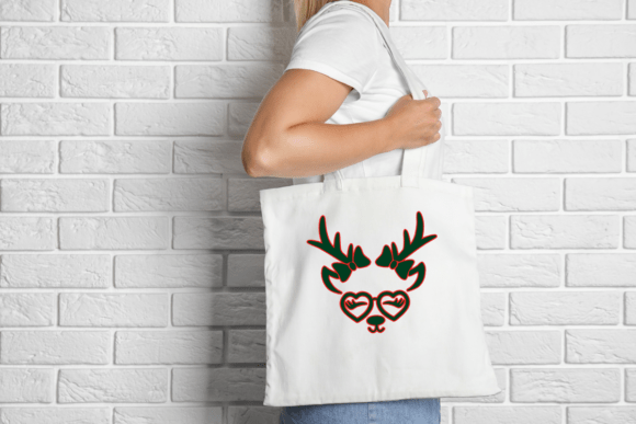 Christmas Reindeer Faces Font - Preview 5