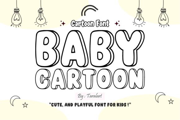 Cotton Wobble Font - Preview 1