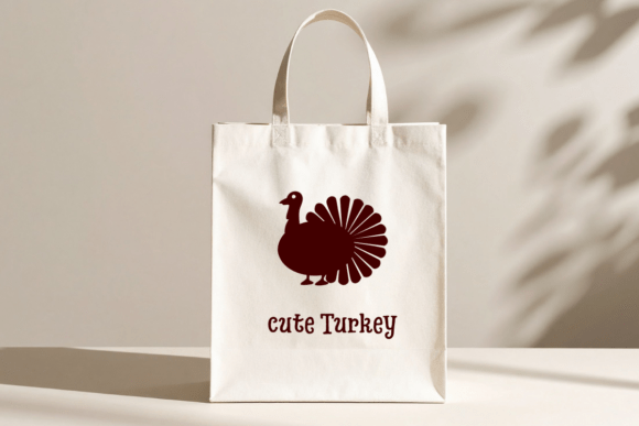 Cute Turkey Font PNG with transparent background - Preview 4