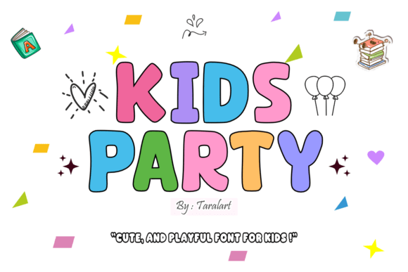 Display Kids Font font preview - 1