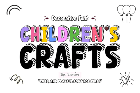 Drawing Alphabet Font - Preview 3