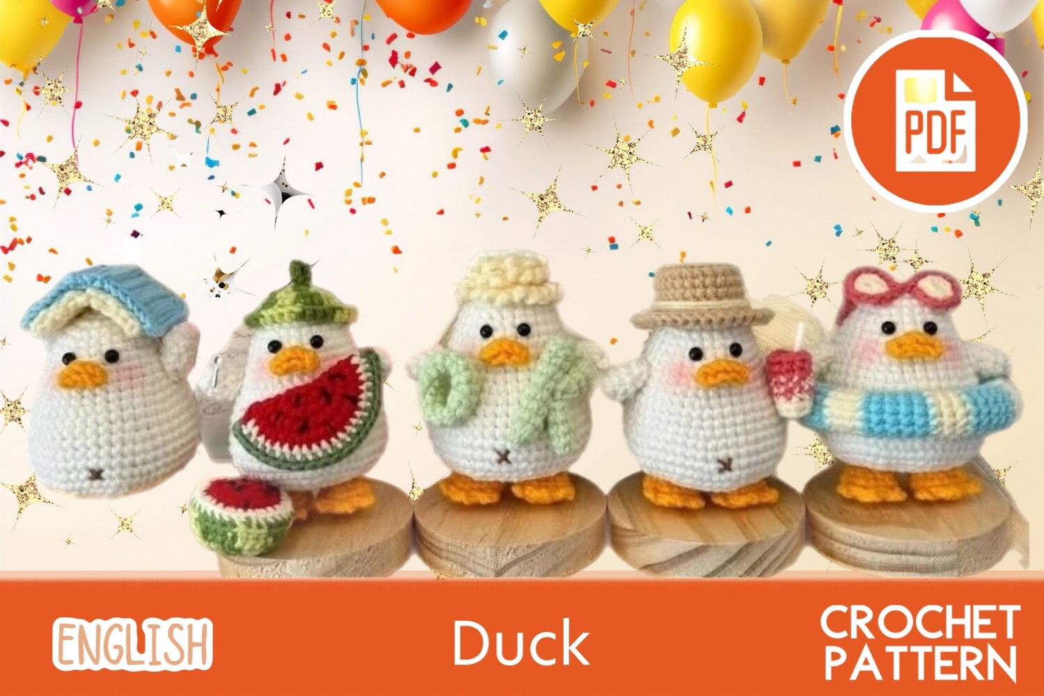 Duck Crochet ( Without Accessories) PDF