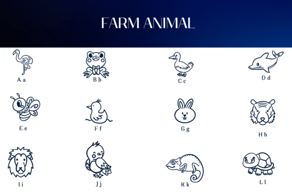 Farm Animal Font - Preview 1