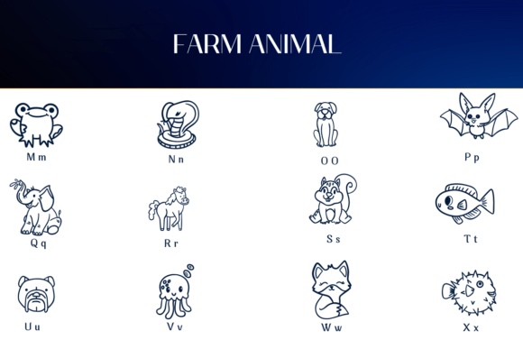 Farm Animal Font - Preview 2