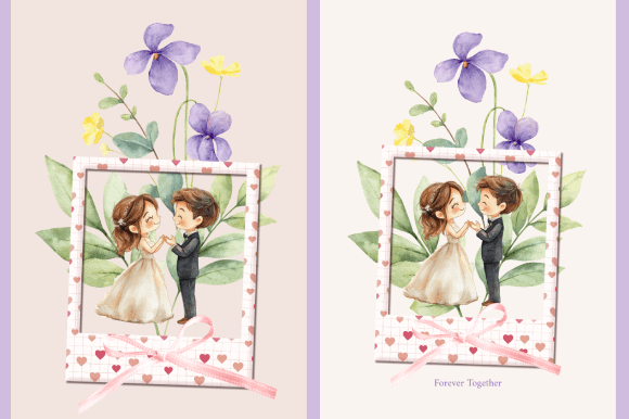 Forever Together Wedding Card