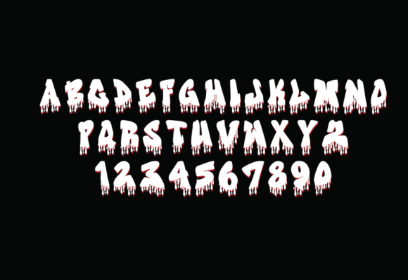 Graffiti Dripping Font - Preview 2