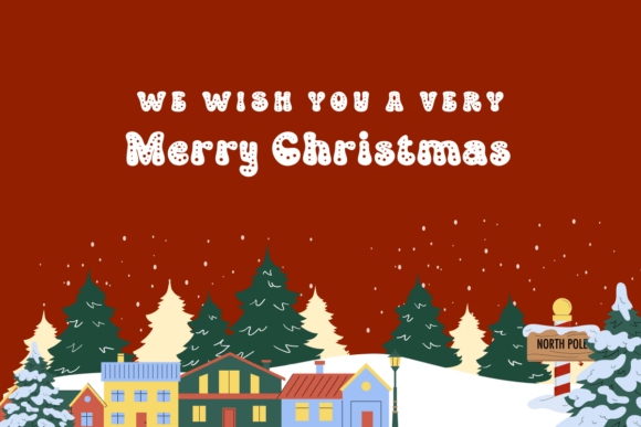 Merry Christmas  Font PNG with transparent background - Preview 1