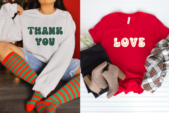 Merry Christmas  Font PNG with transparent background - Preview 2