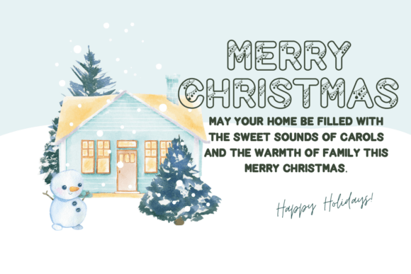 Merry Lights Font PNG with transparent background - Preview 1