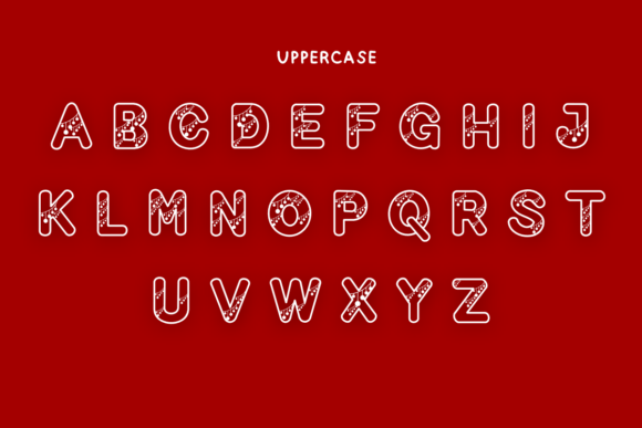 Merry Lights Font PNG with transparent background - Preview 5