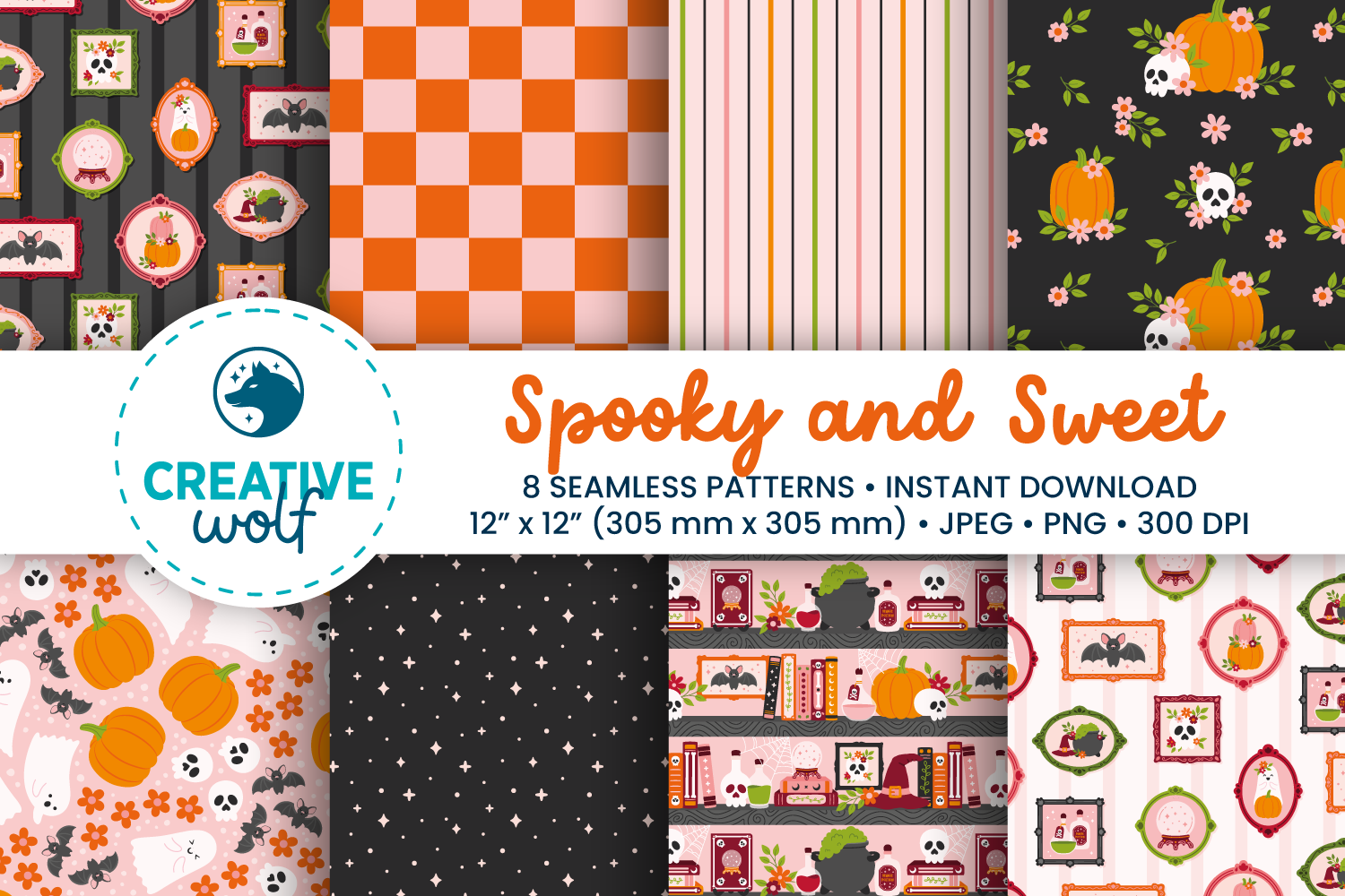 Spooky and Sweet Halloween Patterns