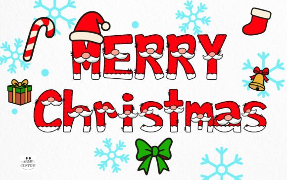 Christmas Santa Font - Preview 2