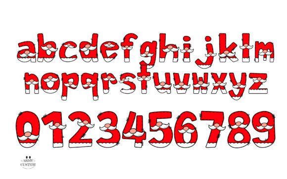 Christmas Santa Font - Preview 3