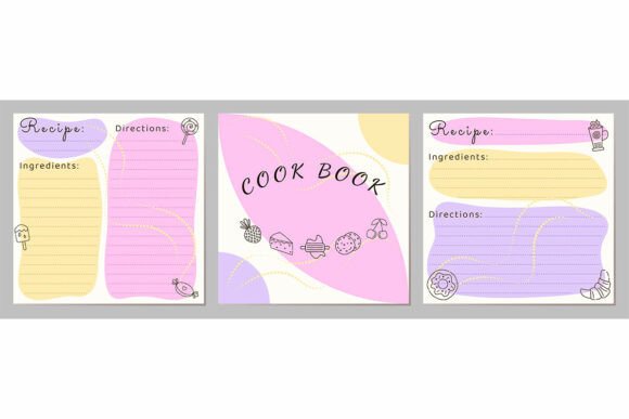 Cook Book Template Set