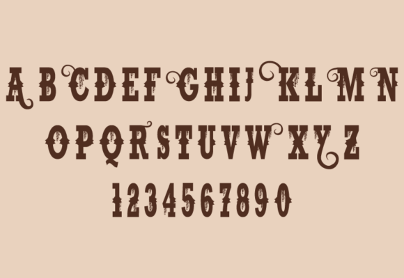 Cowboy Bleeding Font - Preview 2