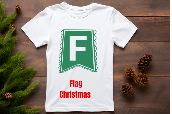 Flag Christmas Font - Preview 4