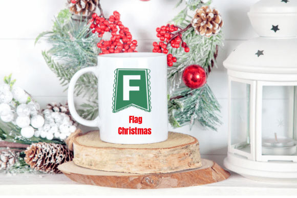 Flag Christmas Font - Preview 6