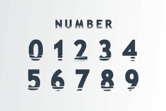 Grunge Letter Font - Preview 4